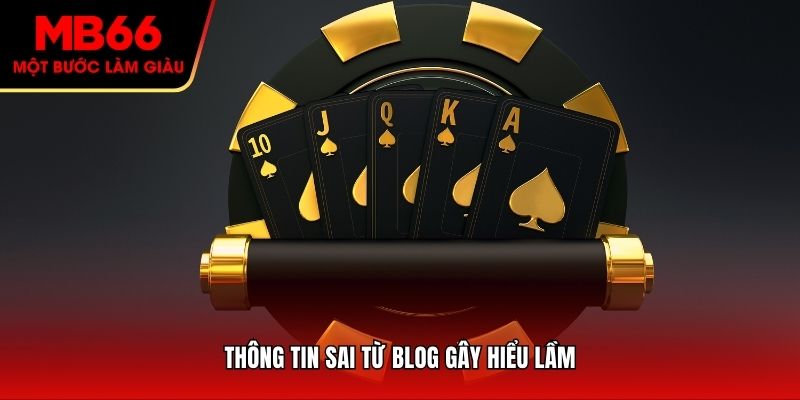 Thông tin mb66 lừa đảo sai từ blog gây hiểu lầm